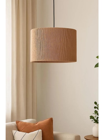 ABERTO DESIGN Lampa wisząca w kolorze beżowym - wys. 60 x Ø 30 cm