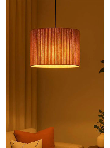 ABERTO DESIGN Lampa wisząca w kolorze beżowym - wys. 60 x Ø 30 cm