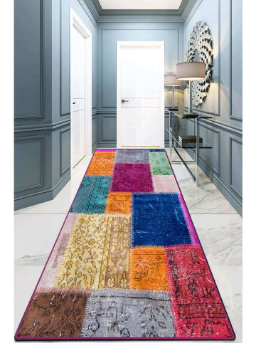 ABERTO DESIGN Laagpolige loper meerkleurig