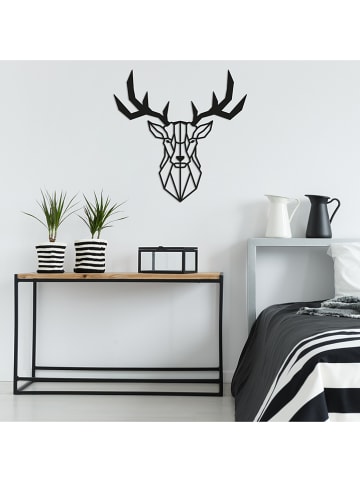 ABERTO DESIGN Wanddecoratie "Deer" - (B)51 x (H)51 cm