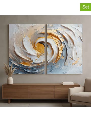 ABERTO DESIGN Druki (2 szt.) na płótnie - 80 x 120 cm