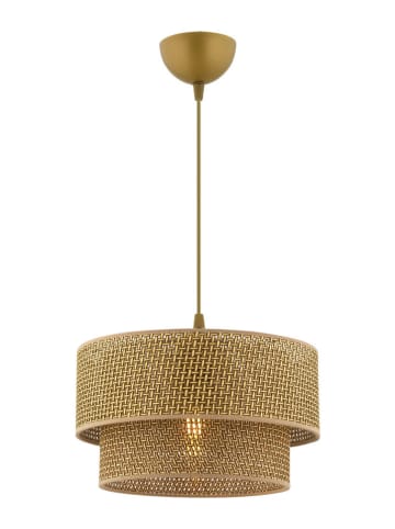ABERTO DESIGN Lampa wisząca w kolorze złoto-beżowym - Ø 30 cm