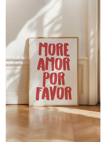 ABERTO DESIGN Gerahmter Kunstdruck - (B)33 x (H)48 cm