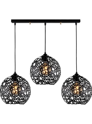 ABERTO DESIGN Hängeleuchte "Fellini" in Schwarz - (B)100 x (T)25 cm