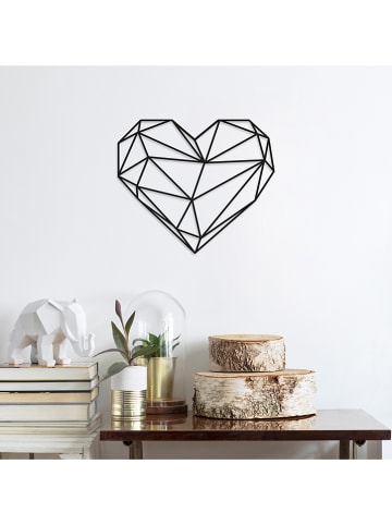 ABERTO DESIGN Wandobjekt "Heart" - (B)47 x (H)40 cm