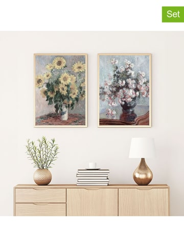 ABERTO DESIGN 2-delige set: ingelijste kunstdrukken