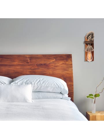 Opviq Lampa ścienna w kolorze jasnobrązowym - 10 x 30 cm