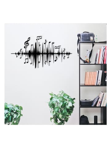 ABERTO DESIGN Wanddekor in Schwarz - (B)69 x (H)37 cm