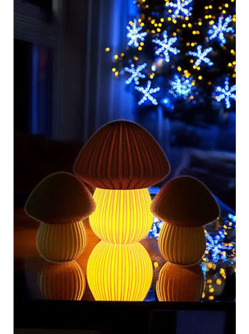 ABERTO DESIGN 3-delige set: theelichthouders crème/bruin