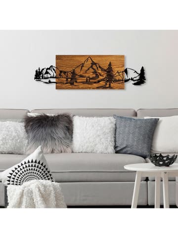 ABERTO DESIGN Wanddekor "Mountain Range" - (B)95 x (H)30 cm