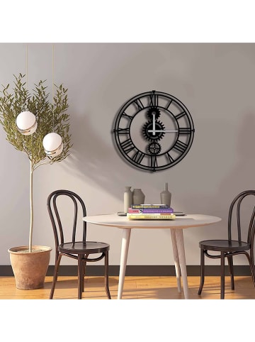 Mioli Wandklok zwart - Ø 49 cm