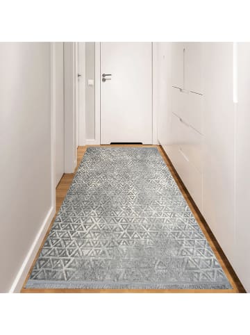 Mioli Kurzflor-Teppich in Grau