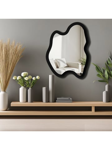 ABERTO DESIGN Spiegel in Schwarz - (B)38 x (H)50 cm
