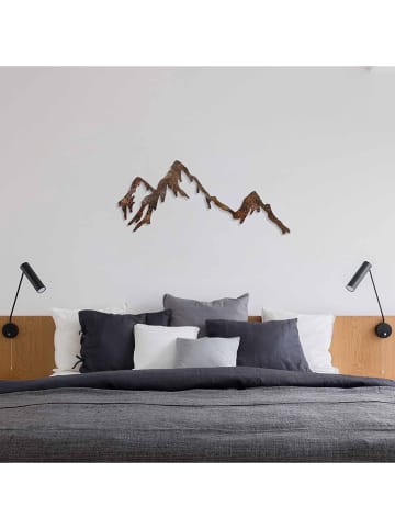 ABERTO DESIGN Dekoracja ścienna "Rusty Mountain" - 70 x 45 cm