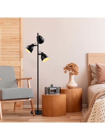 ABERTO DESIGN Lampa stojąca w kolorze czarnym - wys. 162 cm