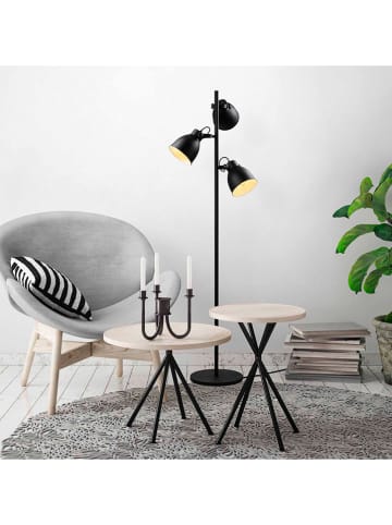 ABERTO DESIGN Lampa stojąca w kolorze czarnym - wys. 162 cm