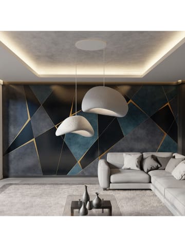 ABERTO DESIGN Hängeleuchte in Grau - (B)80 x (H)120 cm