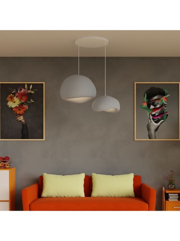 ABERTO DESIGN Hängeleuchte in Grau - (B)75 x (H)120 cm