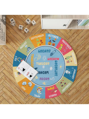 ABERTO DESIGN Laagpolig tapijt meerkleurig