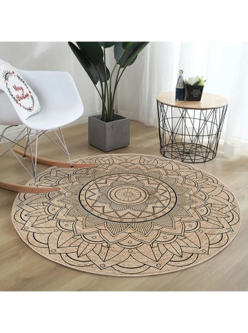 ABERTO DESIGN Laagpolig tapijt beige/meerkleurig