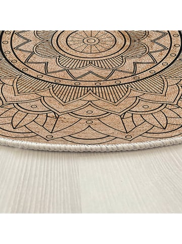 ABERTO DESIGN Laagpolig tapijt beige/meerkleurig