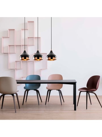 Opviq Hanglamp "Yildo" zwart/koperkleurig - (B)67 x (D)17 cm