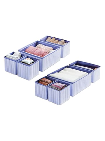ABERTO DESIGN 4er-Set: Schubladen-Organizer in Blau