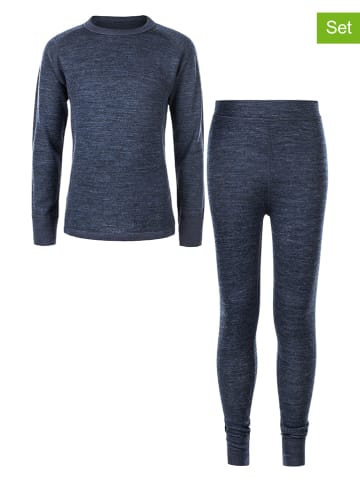 Zigzag 2tlg. Funktionswäsche-Set "Pattanii" in Dunkelblau