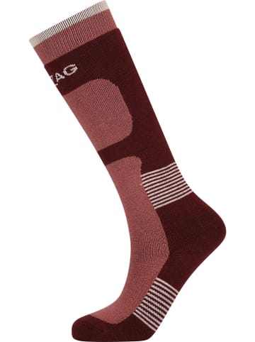 Zigzag Ski-/ Snowboardsocken "Tippy" in Rot