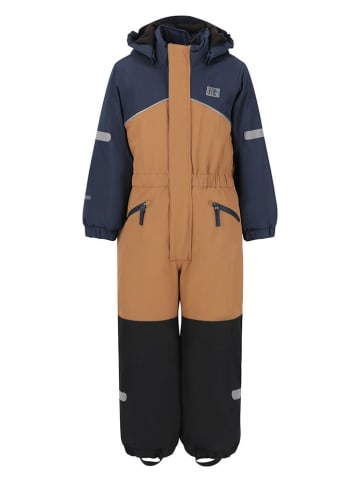 Zigzag Schneeanzug "Stonehill" in Hellbraun/ Dunkelblau/ Schwarz