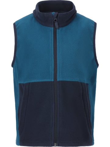 Zigzag Fleeceweste "Bilong" in Dunkelblau/ Blau