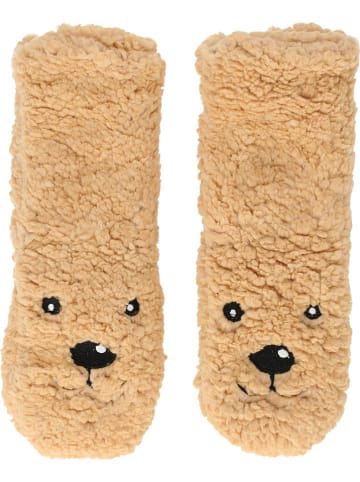 Zigzag ABS-Socken "Clar" in Beige