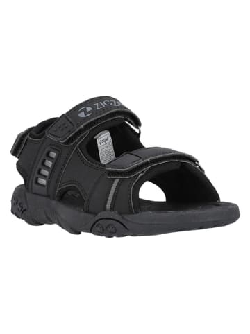 Zigzag Sandalen "Nung" in Schwarz