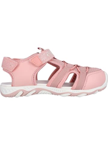 Zigzag Halbsandalen in Rosa/ Weiß
