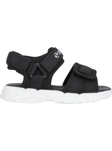 Zigzag Sandalen in Schwarz