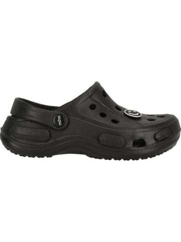 Zigzag Clogs in Schwarz