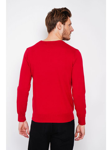 C& Jo Sweter w kolorze czerwonym