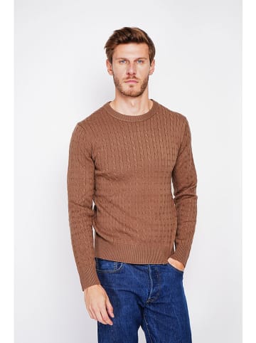 C& Jo Pullover in Hellbraun