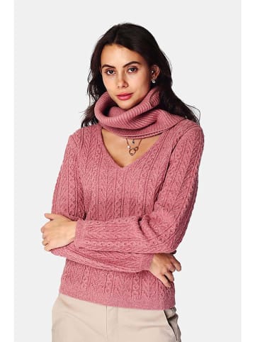 C& Jo Szal-koło w kolorze jasnoróżowym