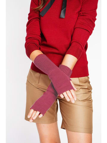 C& Jo Mitenki w kolorze jagodowym