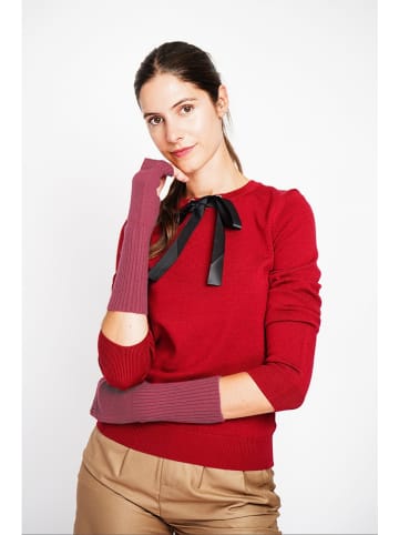 C& Jo Mitenki w kolorze jagodowym