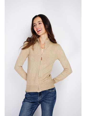 C& Jo Kardigan w kolorze karmelowym