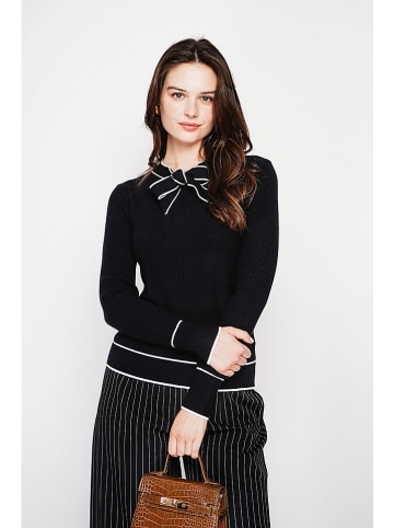 C& Jo Sweter w kolorze czarno-białym