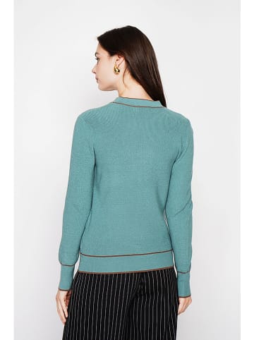 C& Jo Trui turquoise/lichtbruin