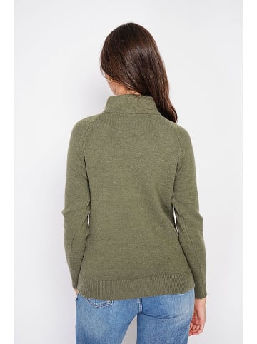 C& Jo Sweter w kolorze khaki