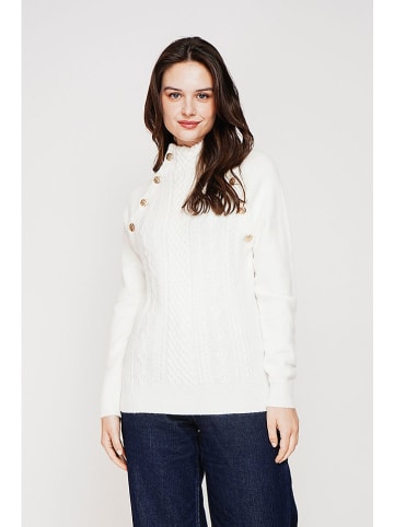 C& Jo Pullover in Weiß