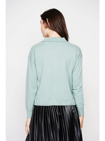 C& Jo Sweter w kolorze miętowym