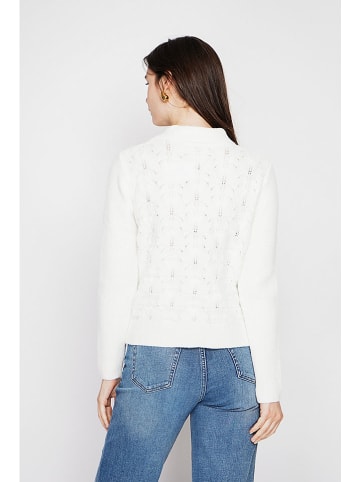 C& Jo Sweter w kolorze białym