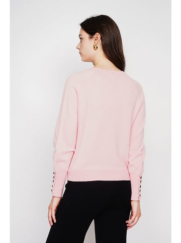 C& Jo Sweter w kolorze jasnoróżowym