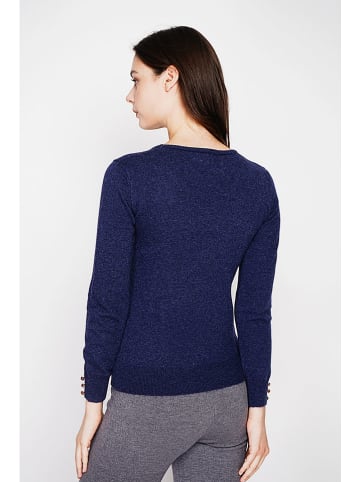 C& Jo Sweter w kolorze granatowym